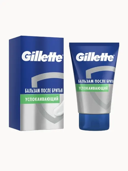 Бальзам после бритья Gillette Успокаивающий, с алоэ, защита от раздражения, 100 мл