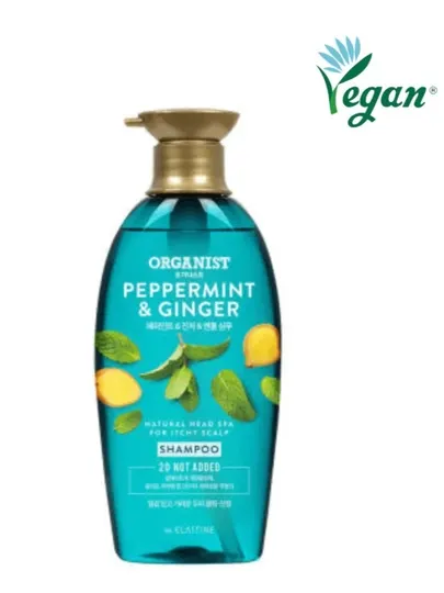 Шампун для жирной кожи головы Pepermint & Ginger ORGANIST, 500 мл