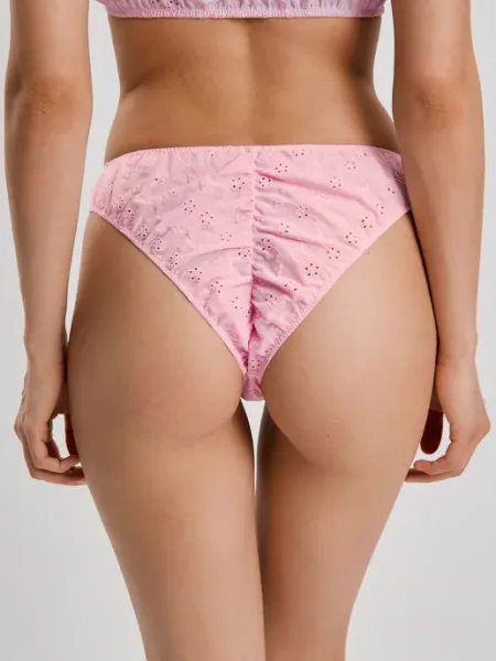 Трусы стринги хлопковые с вышивкой Infinity Lingerie