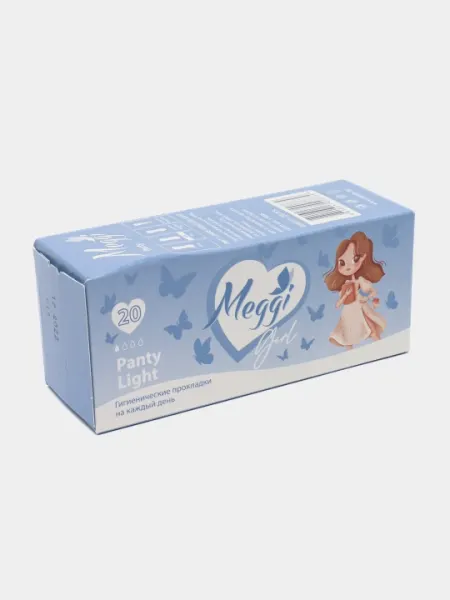 Ежедневные гигиенические прокладки Meggi Girl "Panty Light", 20 шт