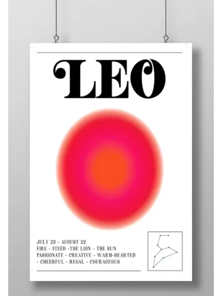 Постер Плакат Лев (Leo)