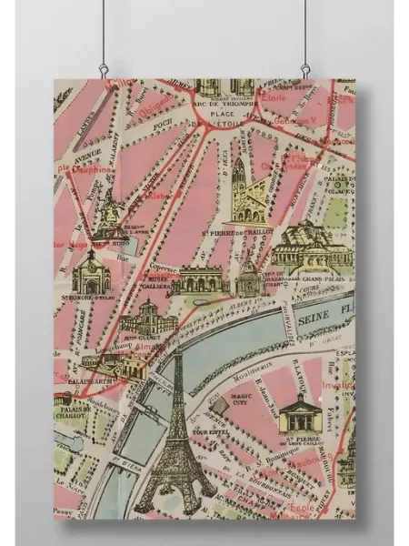 Постер Плакат Париж (Paris)