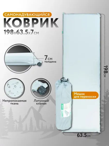 Green Glade Коврик самонадувающийся туристический