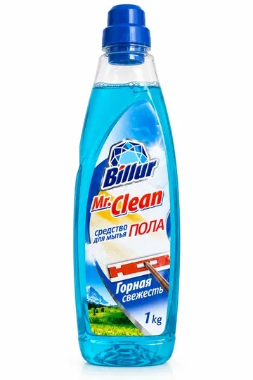 Средство для мытья пола Billur Mr. Clean «Горная свежесть», 1 кг - Средства для ухода за мебелью и полом
