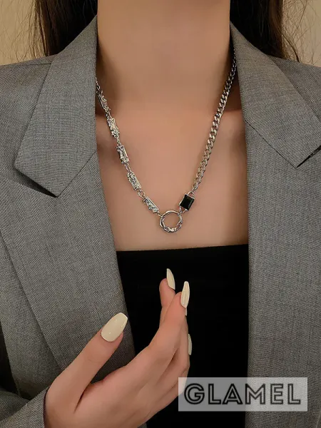 GLAMeL Цепочка на шею подвеска кольцо