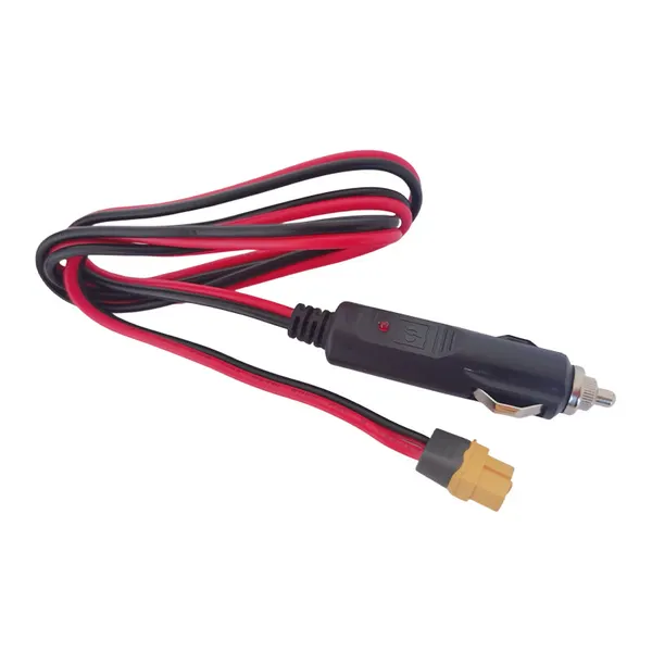 Автомобильное зарядное устройство MyPads XT60 16AWG с кабелем 1 метр для прикуривателя