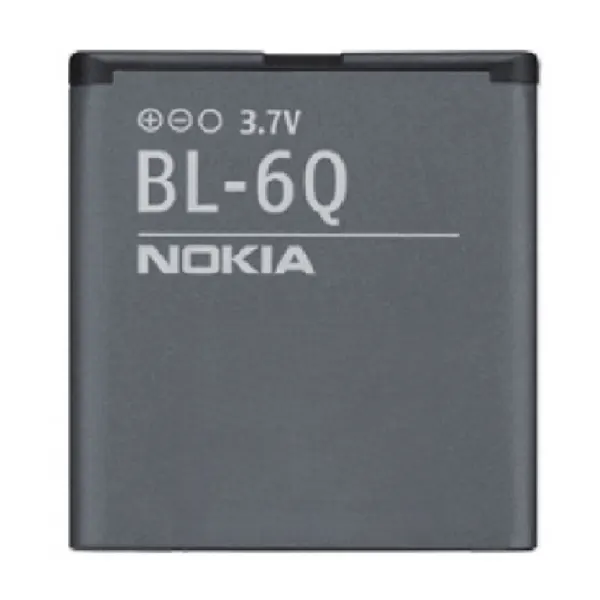 Аккумулятор для телефона Nokia 6700, 6700C, 6303, 6100c, 8500c BL-6Q 970mAh 3.7V