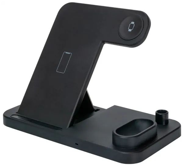 Беспроводное зарядное устройство "MyPads" A131-124, 4в1, для iPhone, быстрая зарядка, черное