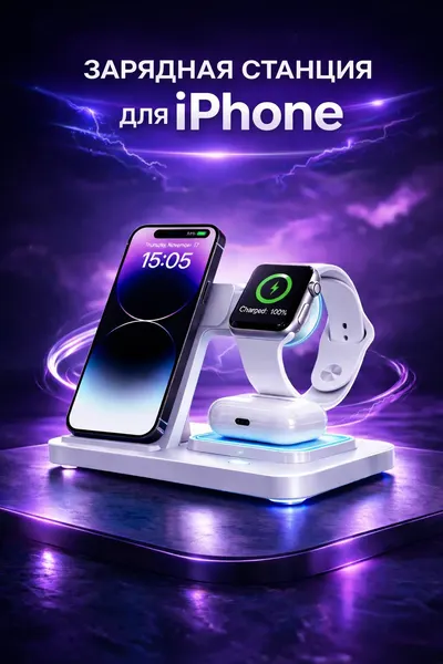Зарядная станция для iPhone
