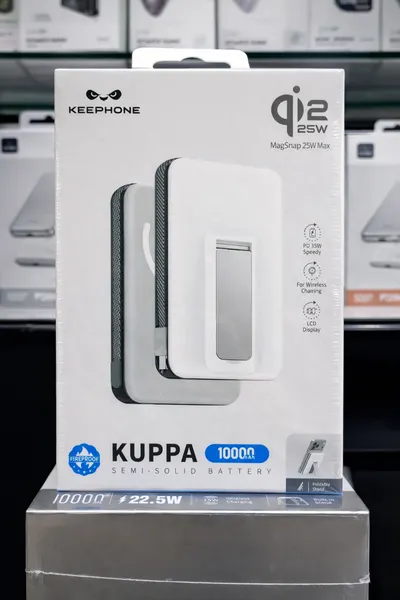 Внешний аккумулятор KEEPHONE, PB63, KUPPA, 10000 mAh, с Qi2, магнитной зарядкой, до 25 W, PD, 35 W белый