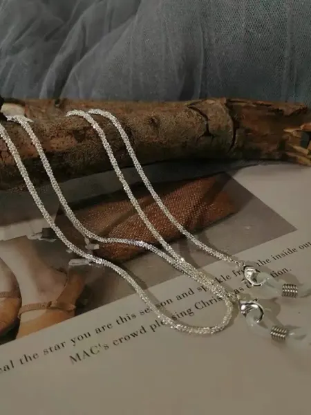 GlassesBoutique Цепочка для очков базовая серебристая