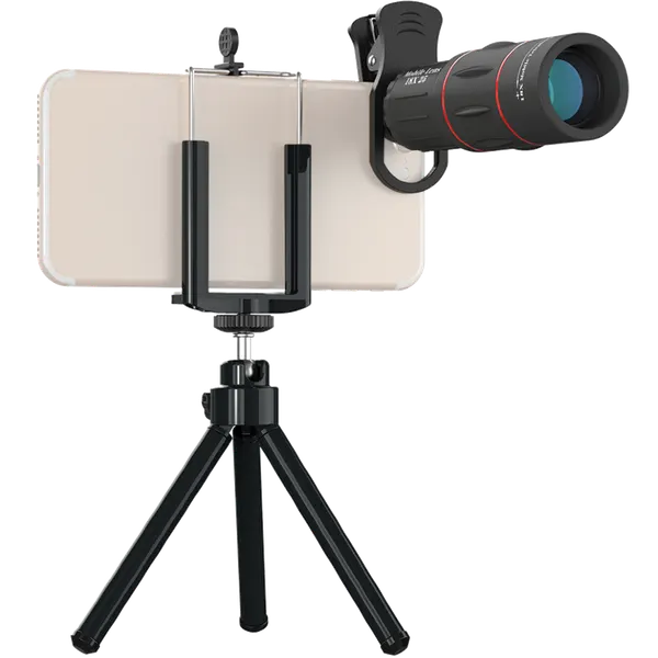Объектив Apexel Telephoto 18x для смартфона, с лёгким штативом