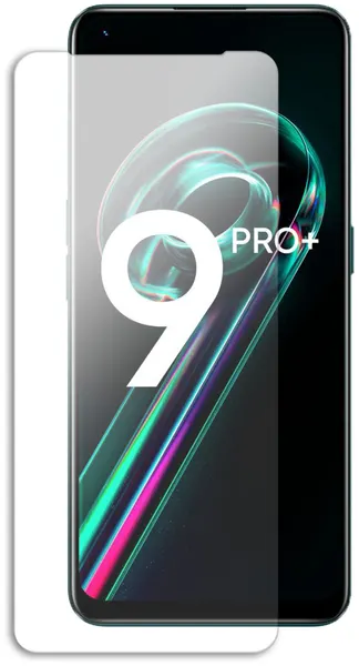 Защитное стекло для Realme 9 Pro+, Реалми 9 Про Плюс на экран, гибридное (гибкое стекло), AKSPro