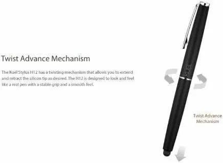 Стилус-перо-ручка SGP Stylus Pen Kuel H14 для iPod Touch, iPhone и iPad, черная