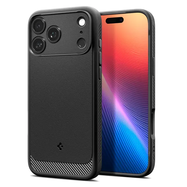 Чехол Spigen Rugged Armor MagSafe для iPhone 17 Pro Max Black