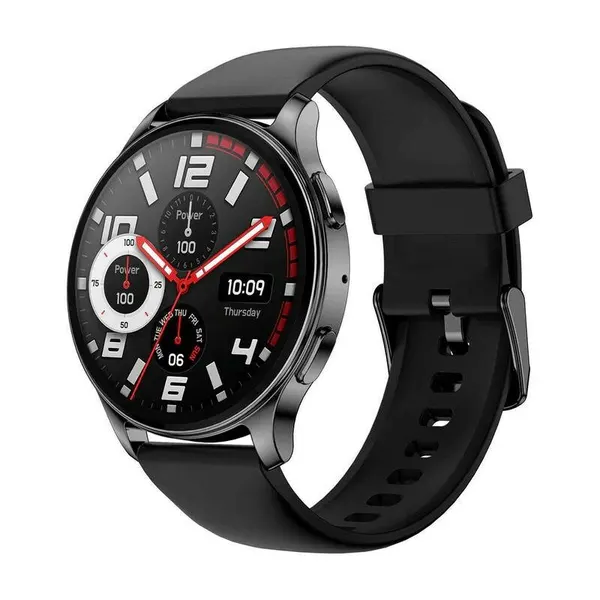 Смарт-часы Amazfit Pop 3R A2318, AMOLED 1.43”, Bluetooth-звонки, IP68, 320 мА·ч, 100+ спортивных режимов, черные