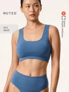 Бюстгальтер MUTED GLIDE бесшовный без чашек, полиамид и эластан, Яндекс Фабрика