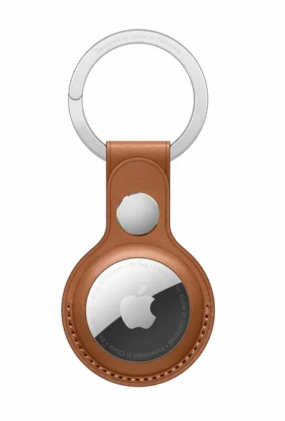 Брелок Apple для метки AirTag Leather Key Ring Saddle Brown MX4M2FE/A