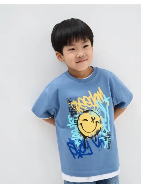 Gloria jeans Футболка хлопок с граффити-принтом