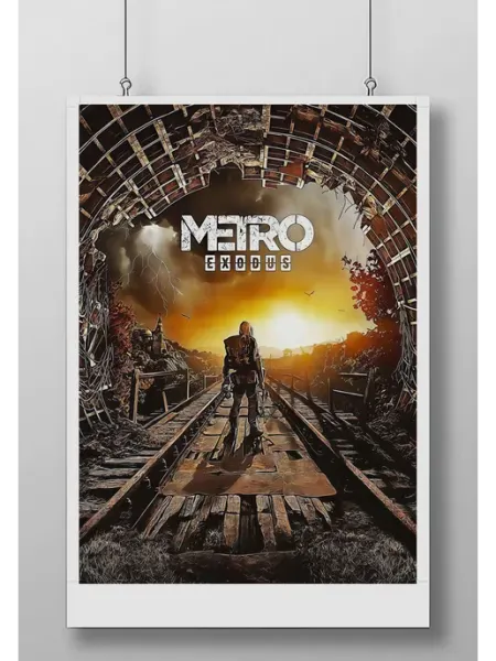 Постер Плакат Метро Исход (Metro Exodus)
