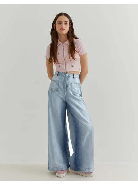 Gloria jeans Джинсы широкие (Wide leg)