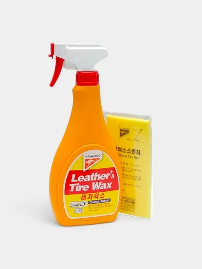 Полироль для кожи, резины, пластмассы Leather&Tire Wax Low Gloss