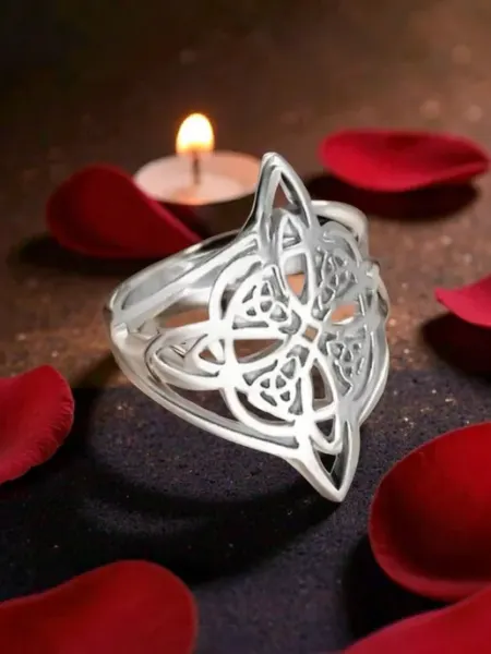 Кольцо Узел Ведьмы талисман защиты и удачи ANNUSHKA JEWELRY