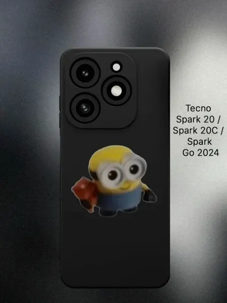 Чехол на Tecno Spark 20 с миньонами ABX-case