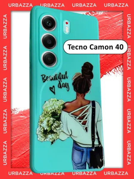 Чехол с рисунком на Tecno Camon 40 URBAZZA