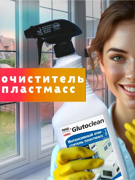Glutoclean Очиститель пластика и пластмассовых поверхностей 750мл