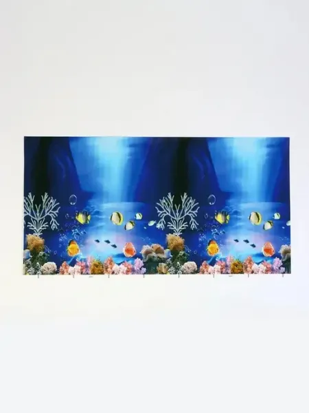 Двухсторонний фон для аквариума 40×75 см