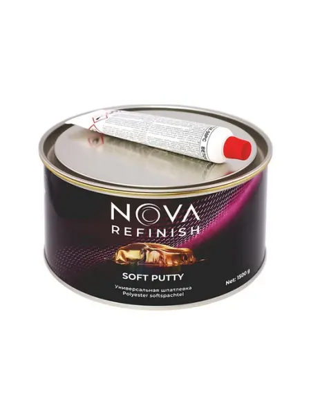 NOVA Soft Шпатлевка автомобильная универсальная 1,5 кг NOVA Refinish