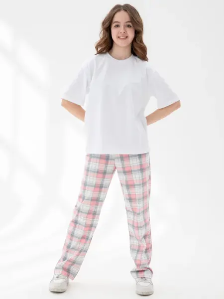 Golda Home Брюки домашние, пижамные в клетку