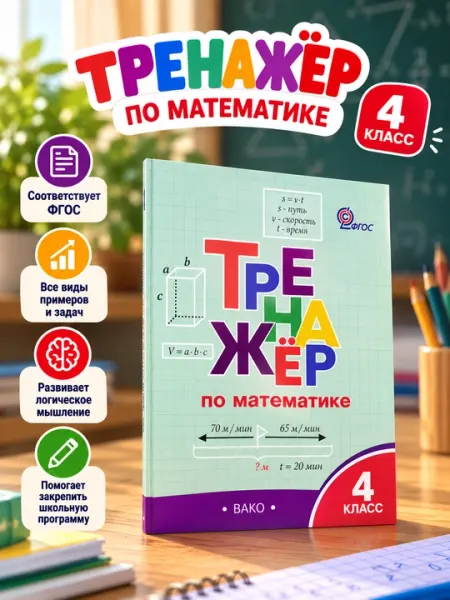Тренажёр по математике 4 класс