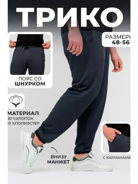 Golden Men's Wear Брюки трико спортивные (манжет)