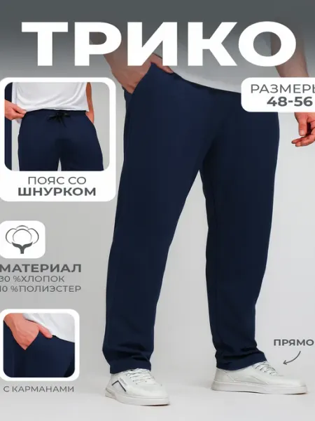Golden Men's Wear Брюки трико спортивные (прямые)