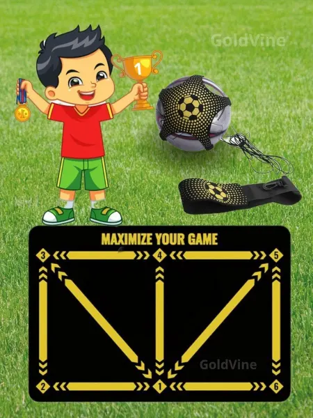 GoldVine Оригинальный Спортивный коврик для тренировок по футболу