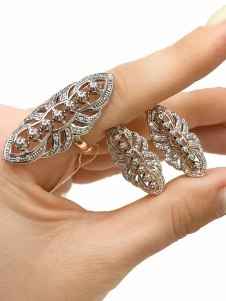 Кольцо серьги DIAMOND COLLECTION
