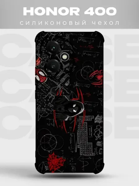 Чехол на Honor 400 Человек-паук марвел spiderman комикс PRINTberries