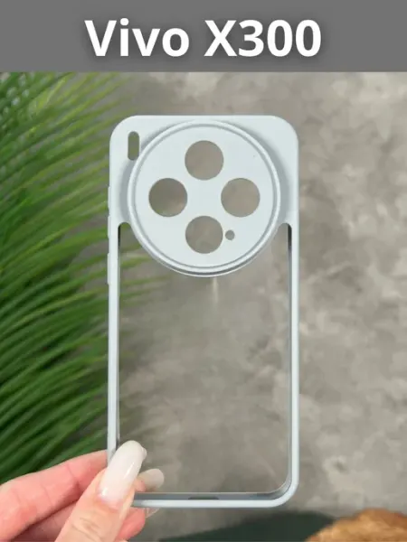 Чехол на Vivo X300 Виво Х300 прозрачный с силиконовым кантом Case:Studio