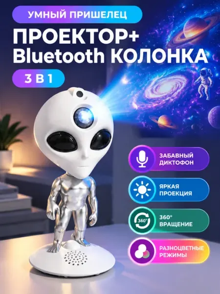 Проектор звездного неба Астронавт светодиодный ДУ Homely store