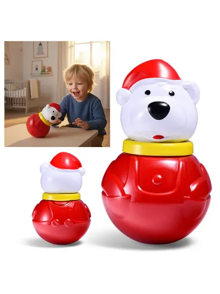 Неваляшка медведь пластиковая My Sweet Home