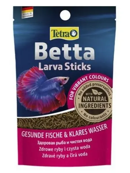 Корм для рыб Betta Larva Sticks, 5г пакет (плавающие