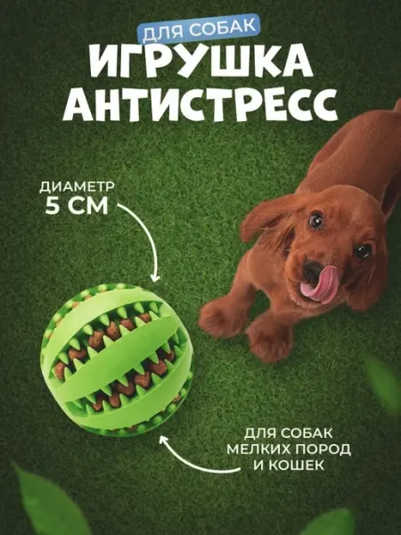 Игрушка Мячик для кошек Дом Животных
