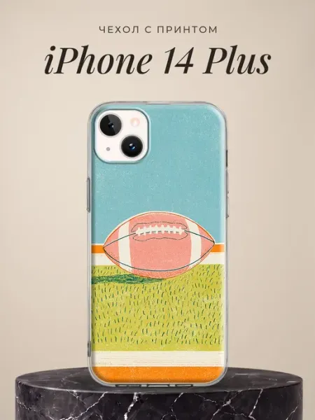 Чехол на iPhone 14 Plus с принтом ПиктурКейс