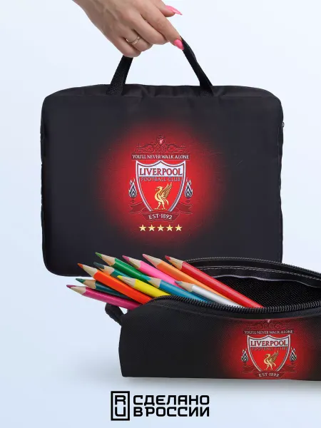 Good_sle Папка сумка Ливерпуль Liverpool плюс пенал Ливерпуль