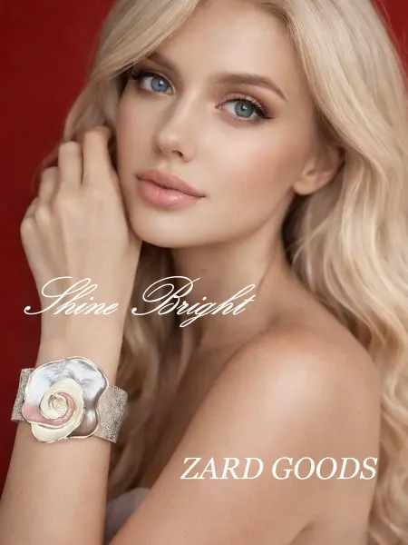 ZARD GOODS Браслет женский на руку широкий кожаный бижутерия