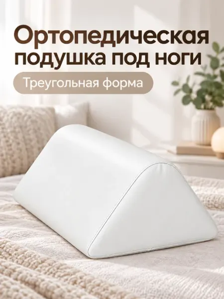 Ортопедическая треугольная подушка для ног Юг Комфорт