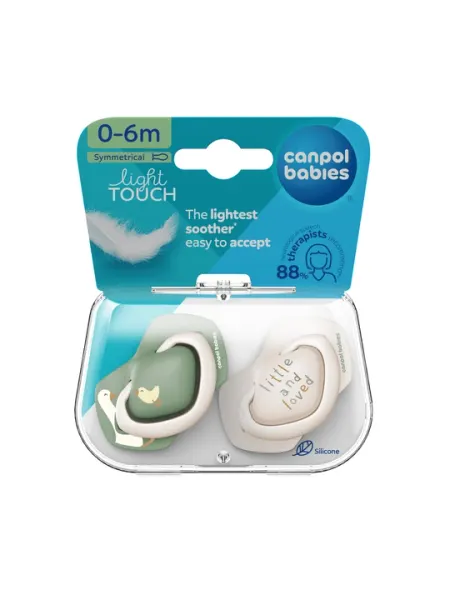 Силиконовая симметричная пустышка GOOSE, 2 шт