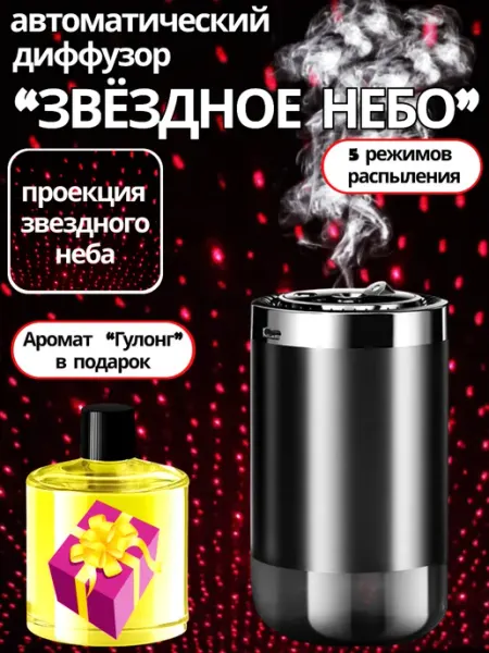 Звёздное небо аромадиффузор автомобильный "Гулонг" АВТО-ПАРФЮМ premium